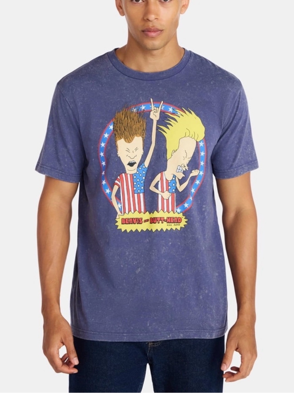 NWT beavis and butthead t shirt men’s large 1977